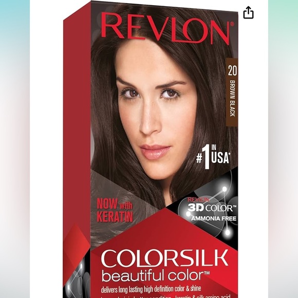 10 boxes Revlon Colorsilk 100% Gray Coverage - #20 Brown Black - Picture 2 of 4